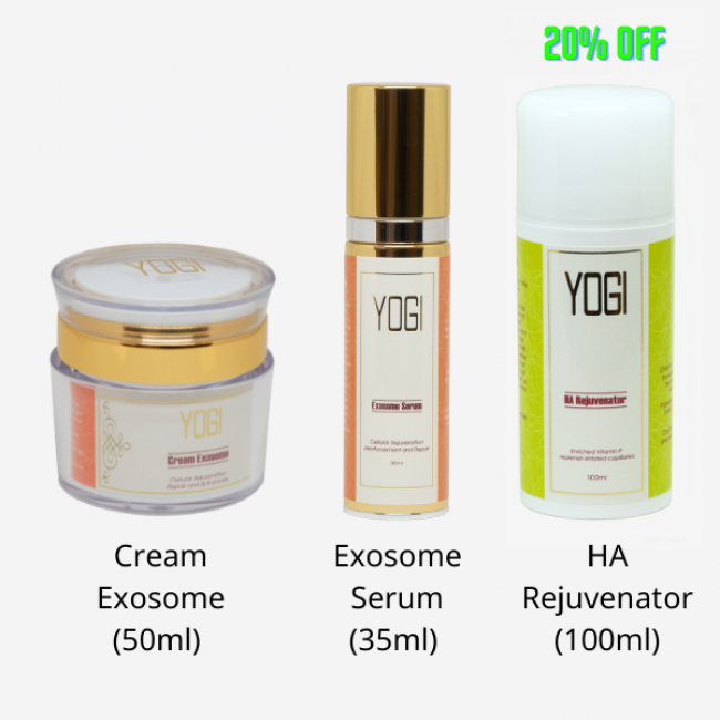 8月精選：Exosome (1)Cream + (1)Serum + (1)HA Mask